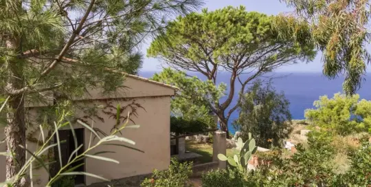 Garten Ferienhaus Casa Cucinone in Kalabrien
