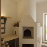 Kamin im Casa Centro in Strongoli, Kalabrien