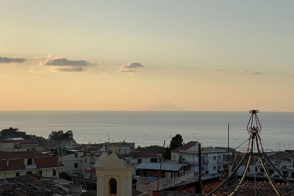 casa stromboli sonnenuntergang